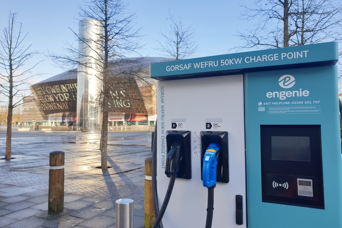 Providing an electric car infrastructure is a key focus for Cardiff Council