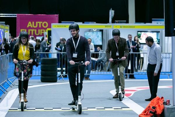 Bamboo bikes and electric skateboards take to the track at MOVE 2020