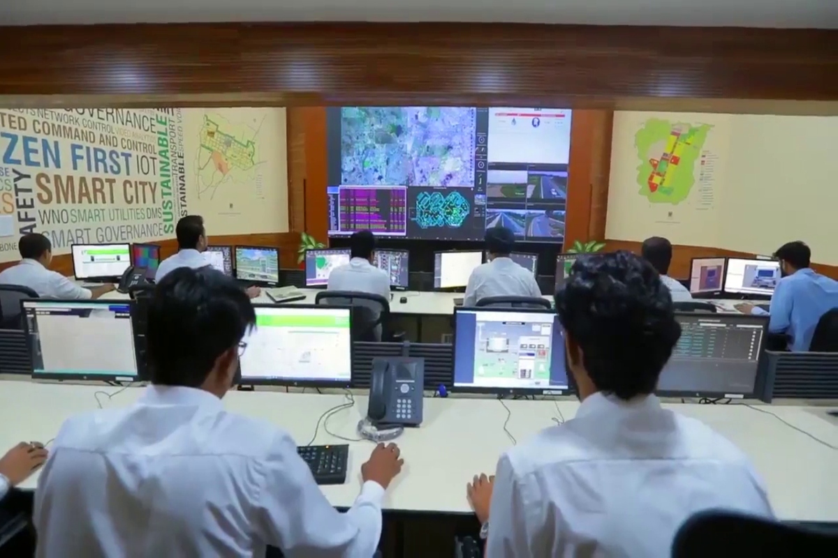 The command and control centre of Nava Raipur