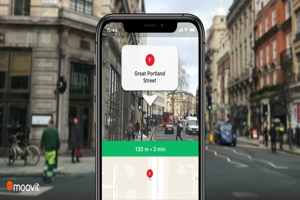 Moovit uses augmented reality for better public transit navigation