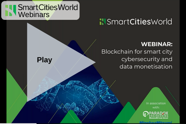 WEBINAR: Blockchain for smart city cybersecurity and data monetisation
