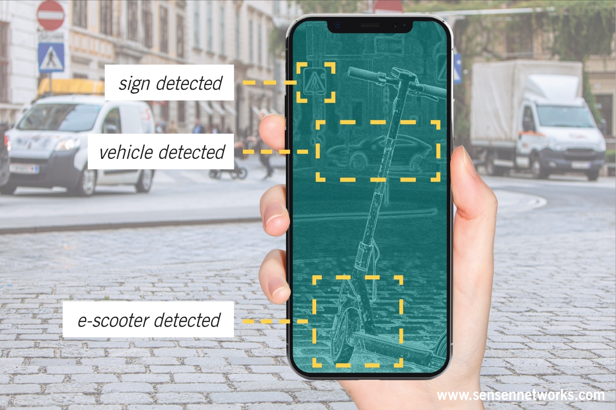 The AI-powered Gemineye smartphone app in action 