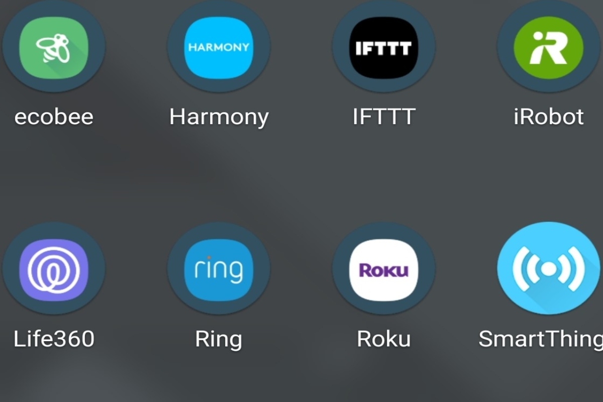 Just some of the apps required to run a smart home