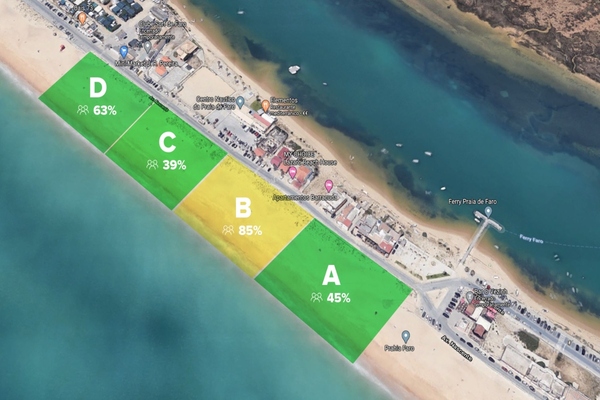Crowd prevention system uses smart pole to create safer beaches