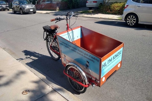 Boston rolls out its first electric-assist cargo tricycle