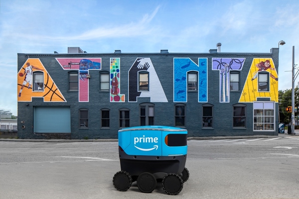 Amazon expands robot delivery tests to Atlanta and Franklin