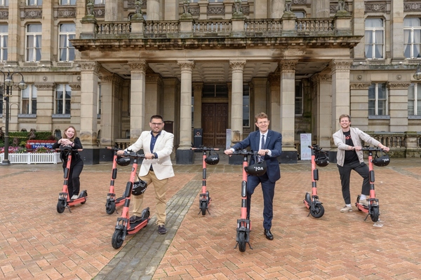 Voi e-scooters will be rolled out across towns and cities in the West Midlands