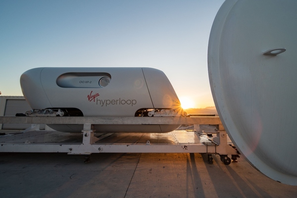 First passengers travel safely on Virgin Hyperloop