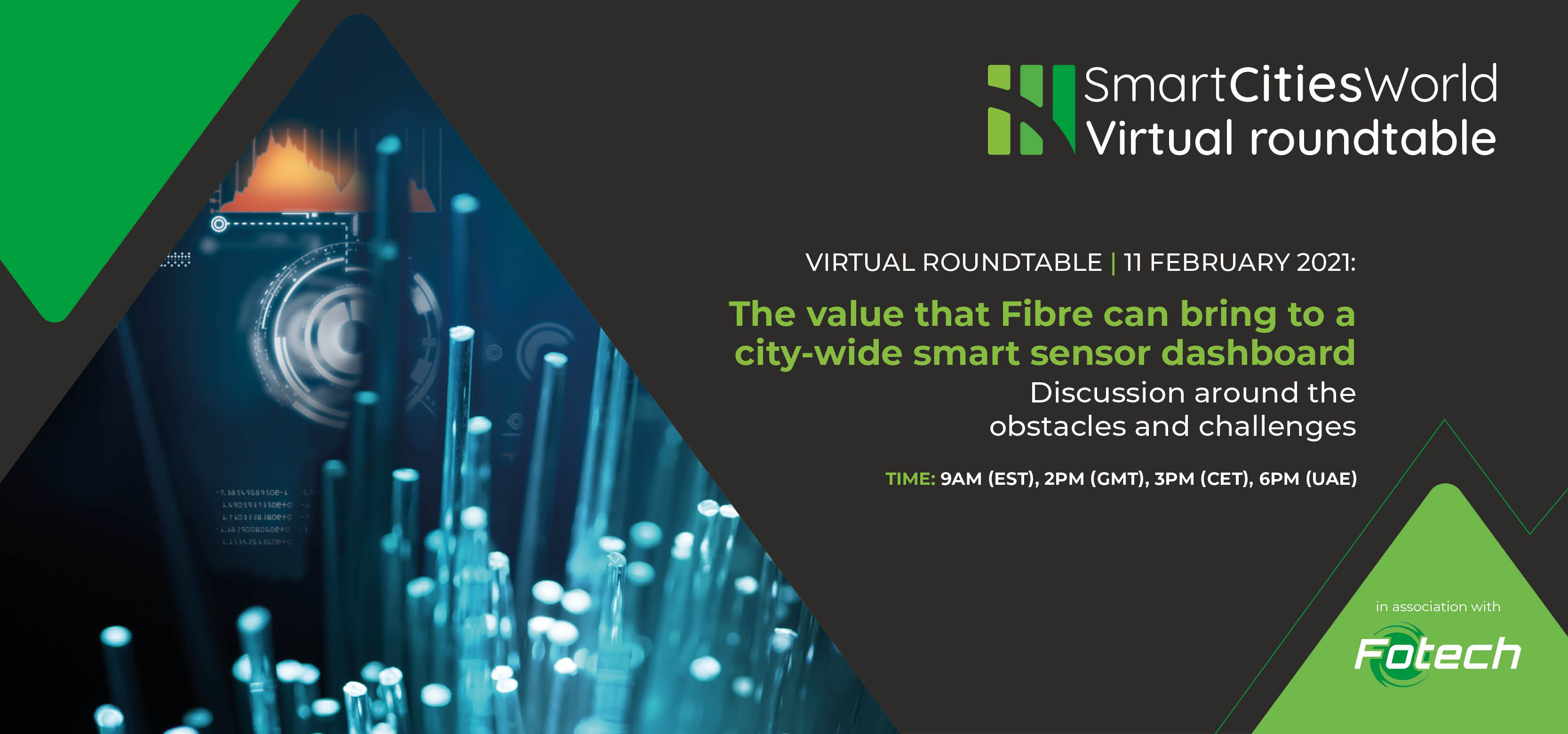Virtual Roundtable: The value that fibre can bring to a city-wide smart sensor dashboard