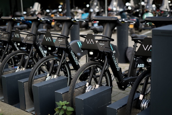 The e-bike sharing system is already in use in Rotterdam and Copenhagen