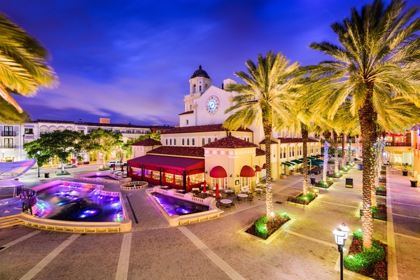 Rosemary Square in the downtown West Palm Beach is the focus of the pilot