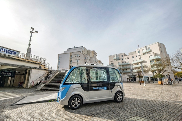  Three Navya autonomous shuttles will operate on the route in Paris