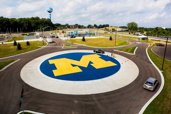 Testing is carried out in partnership with the University of Michigan's Mcity testbed