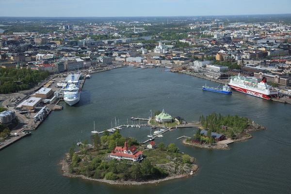 Helsinki's South Harbour area. Photography: Tietoa/Janne Hirvonen