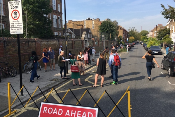 Vivacity's technology monitored how the street in Hackney was used