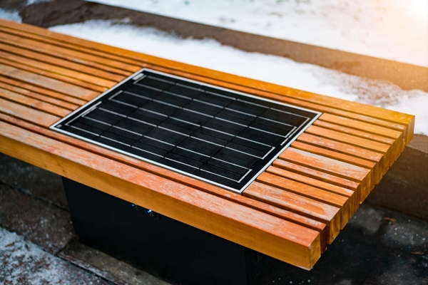Smart street furniture such as solar benches will be able to transact with other connected devices