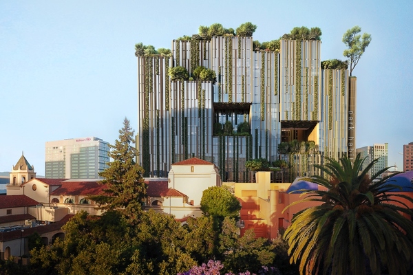 Park Habitat in San Jose. Rendering by Hayes Davidson, courtesy of Westbank