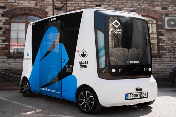 The eight-seater self-driving bus that will operate in Tallinn for a pilot programme