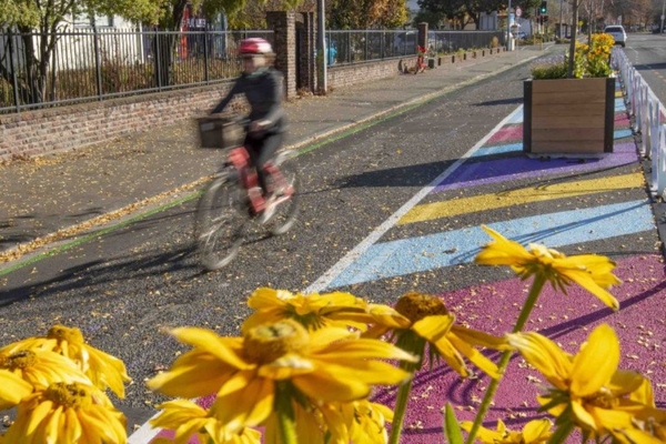Christchurch wants to make public spaces more vibrant and safer for people biking, walking, and scootering