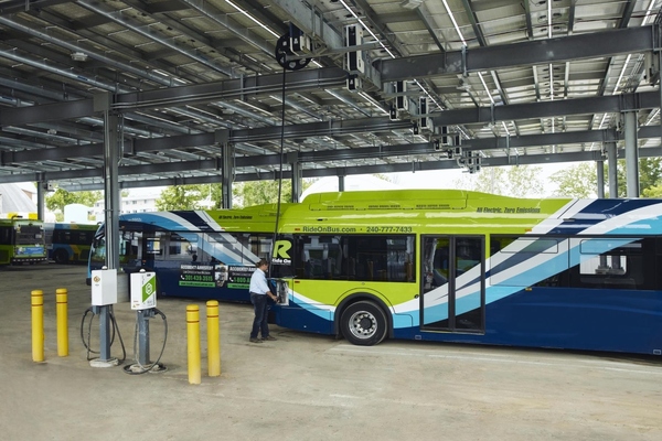 Microgrid to power electric buses in Washington region