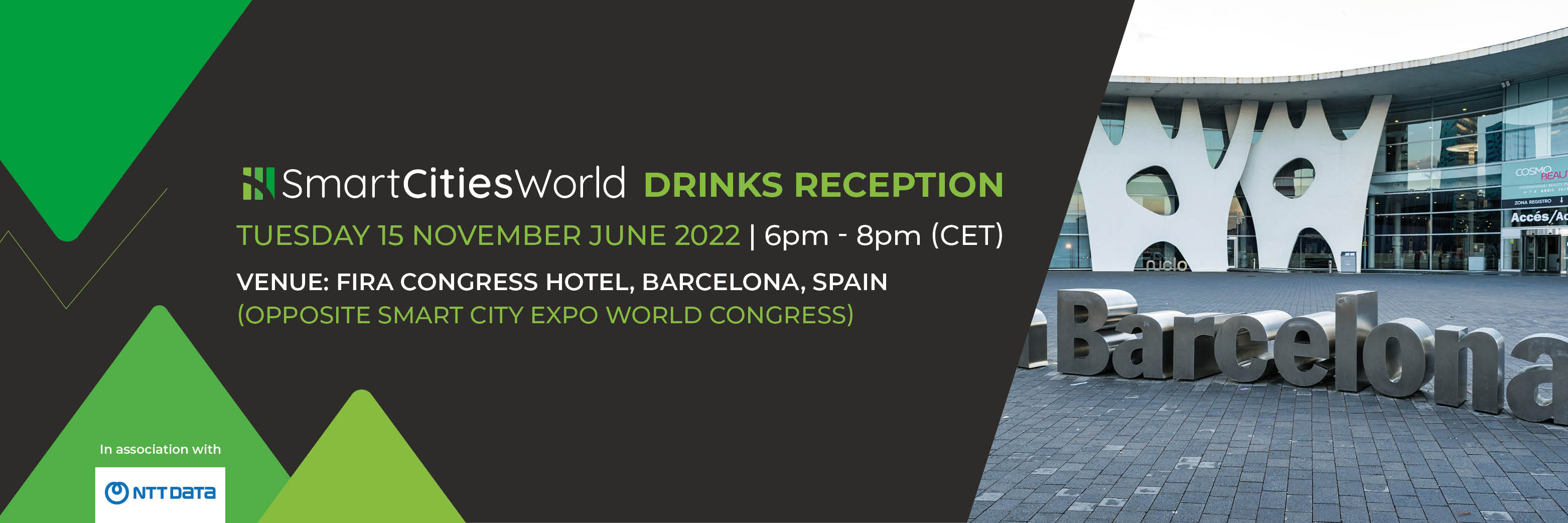 SmartCitiesWorld Drinks Reception - 15 November 2022