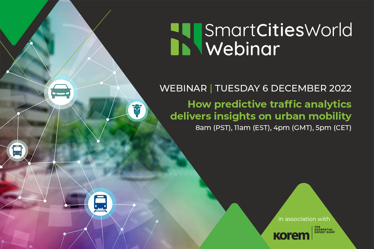 Webinar: How predictive traffic analytics delivers insights on urban mobility