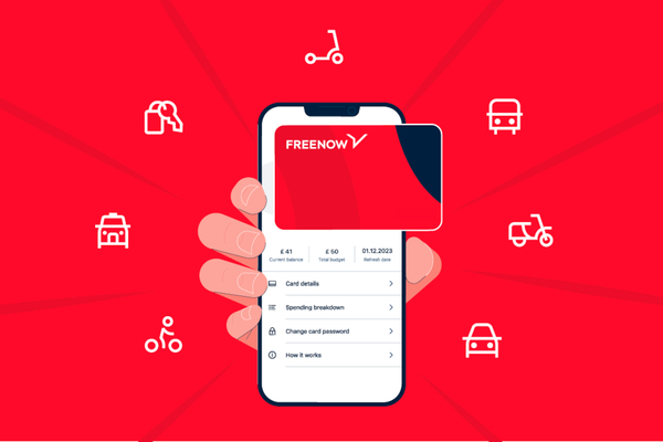 Free Now’s Mobility Benefits Card offers flexible mobility beyond the app