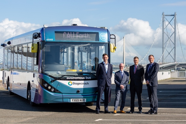 Scotland launches UK’s first autonomous bus service