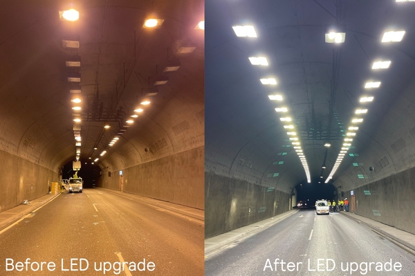 Dublin Port Tunnel upgrades to energy-efficient LED lighting