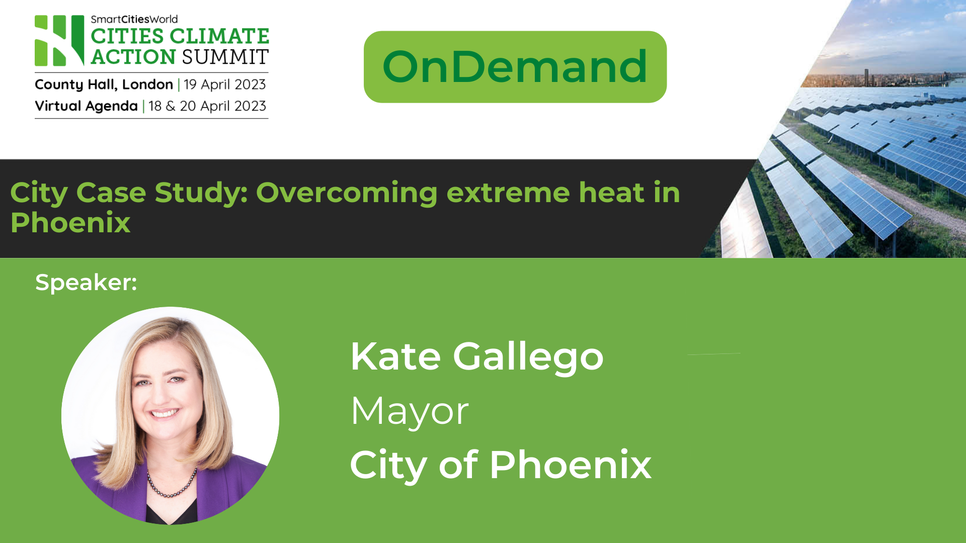 OnDemand Fireside chat: Overcoming extreme heat in Phoenix
