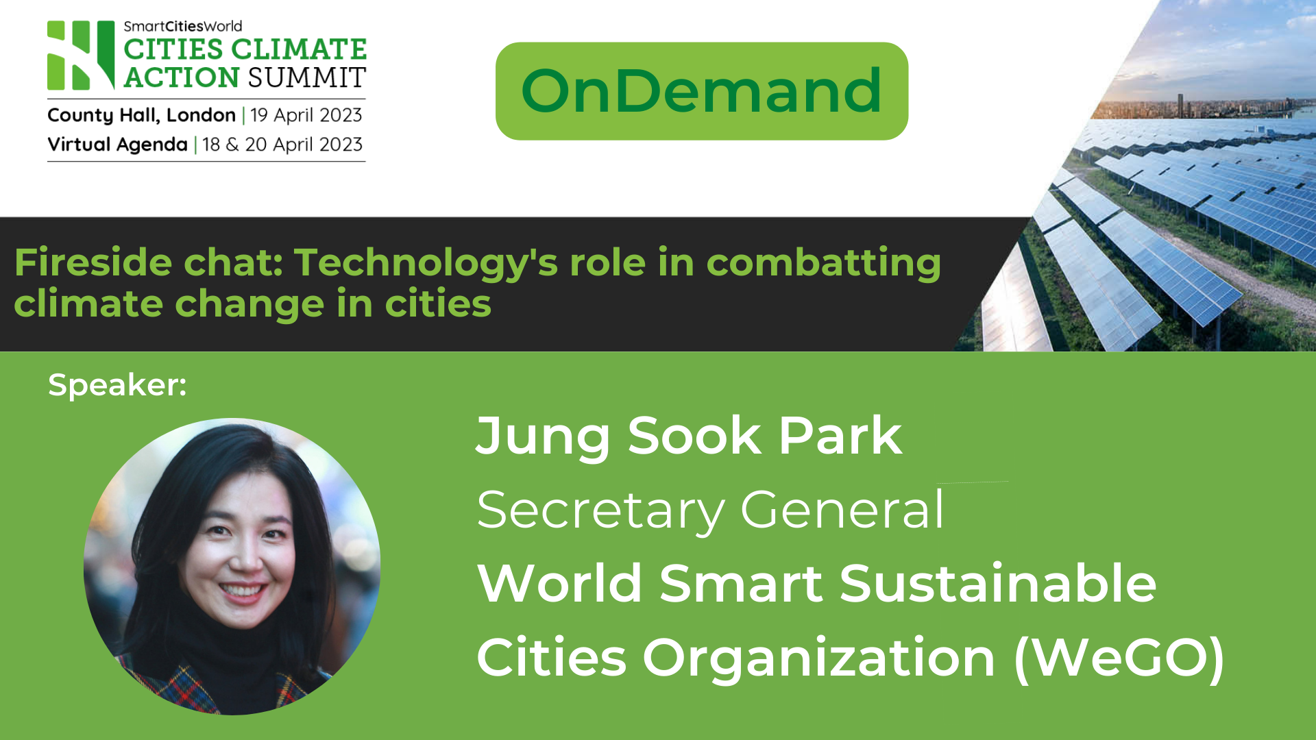 OnDemand Fireside chat: Technology's role in combatting climate change