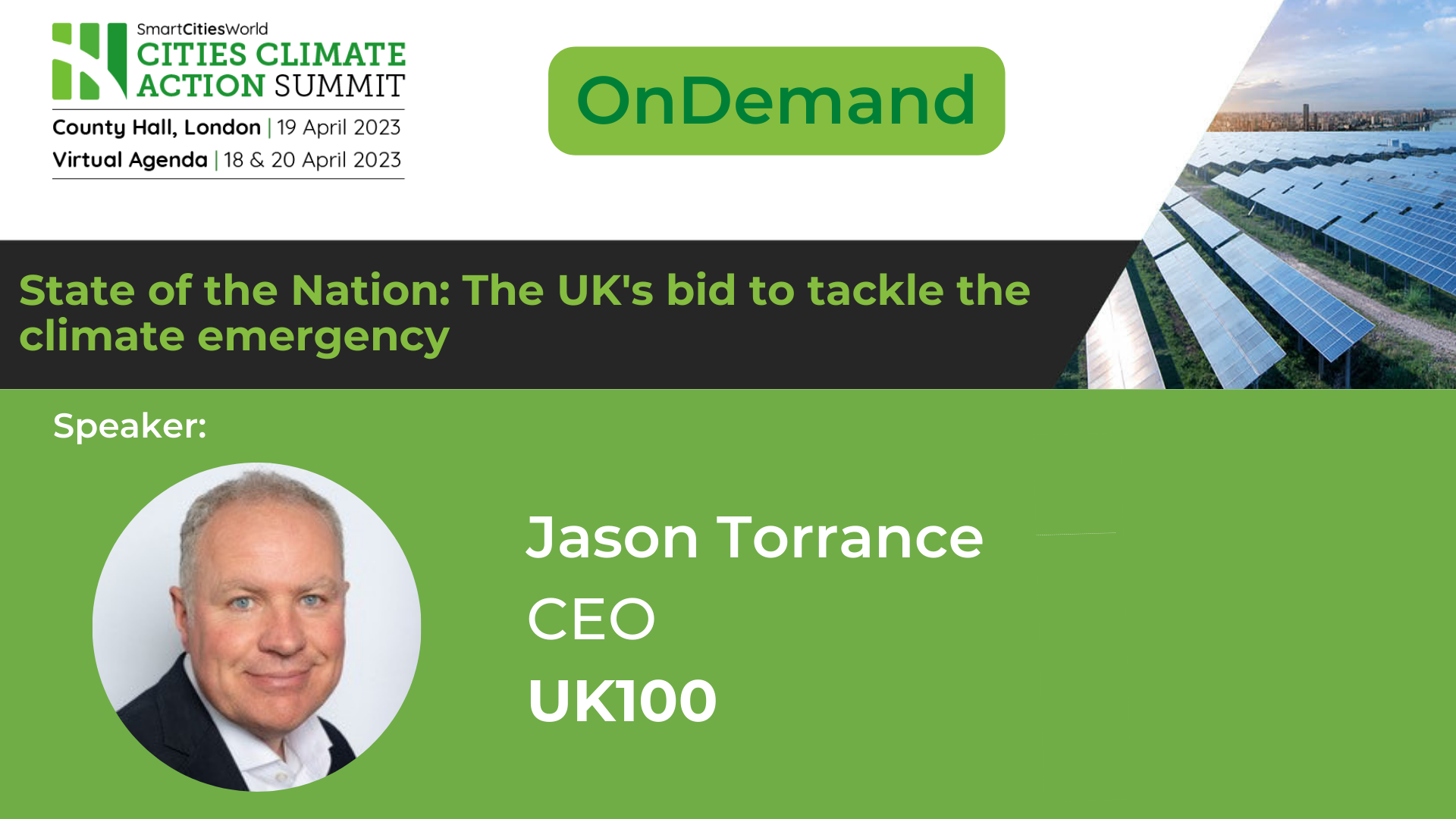OnDemand State of the Nation Address: The UK's bid to tackle the climate emergency