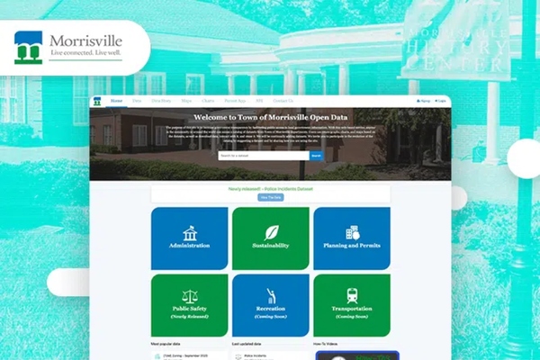 Morrisville accelerates smart city data programme