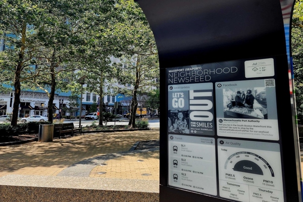 Boston uses smart city kiosks to provide air quality updates