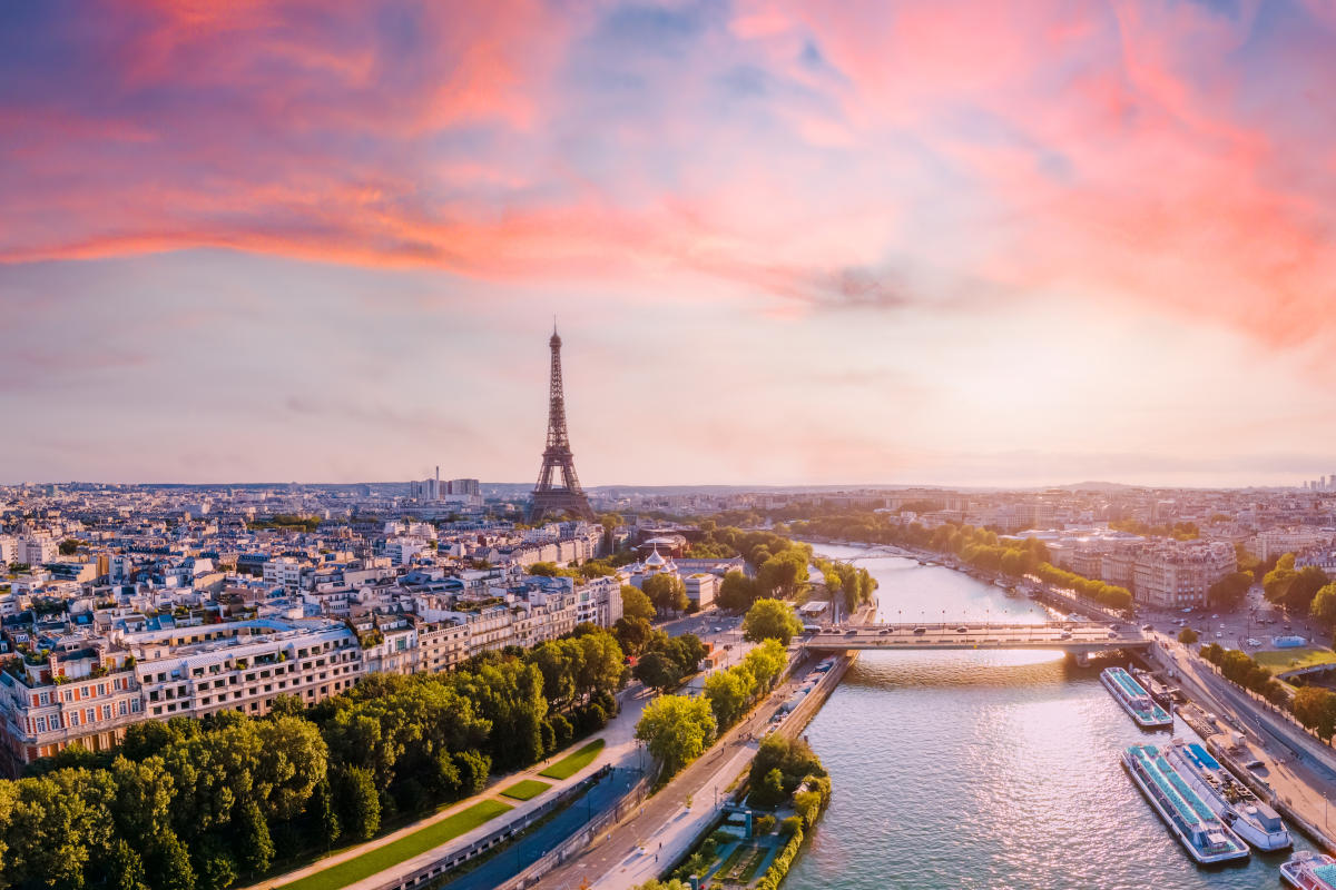 Paris city centre next to the Seine