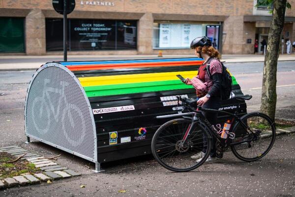 Glasgow boosts active travel with cycling parking hubs