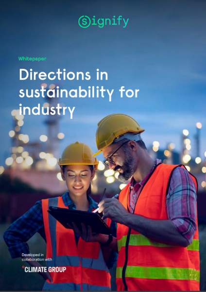 White Paper: Directions in sustainability for industry