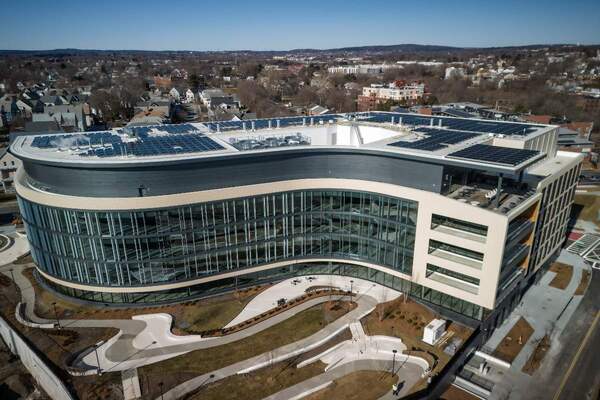 Sustainable life sciences building opens in Watertown