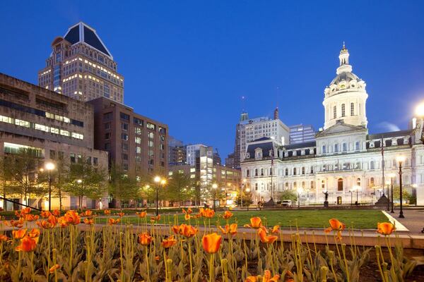 Baltimore City Hall with flowers_smart cities_Adobe.jpg