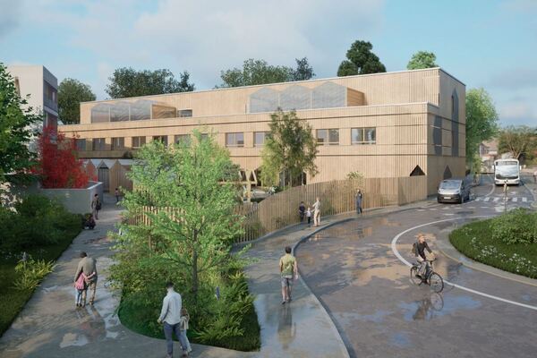 Nantes unveils prefabricated timber school building