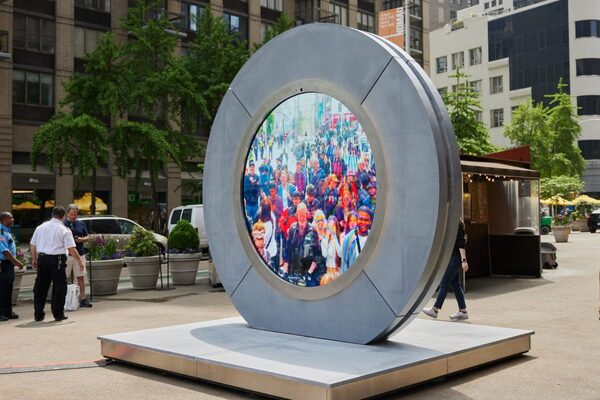 Public technology Portal sculpture unites Dublin and New York