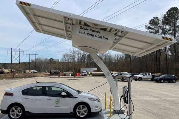 City of Raleigh deploys solar movable EV charging units