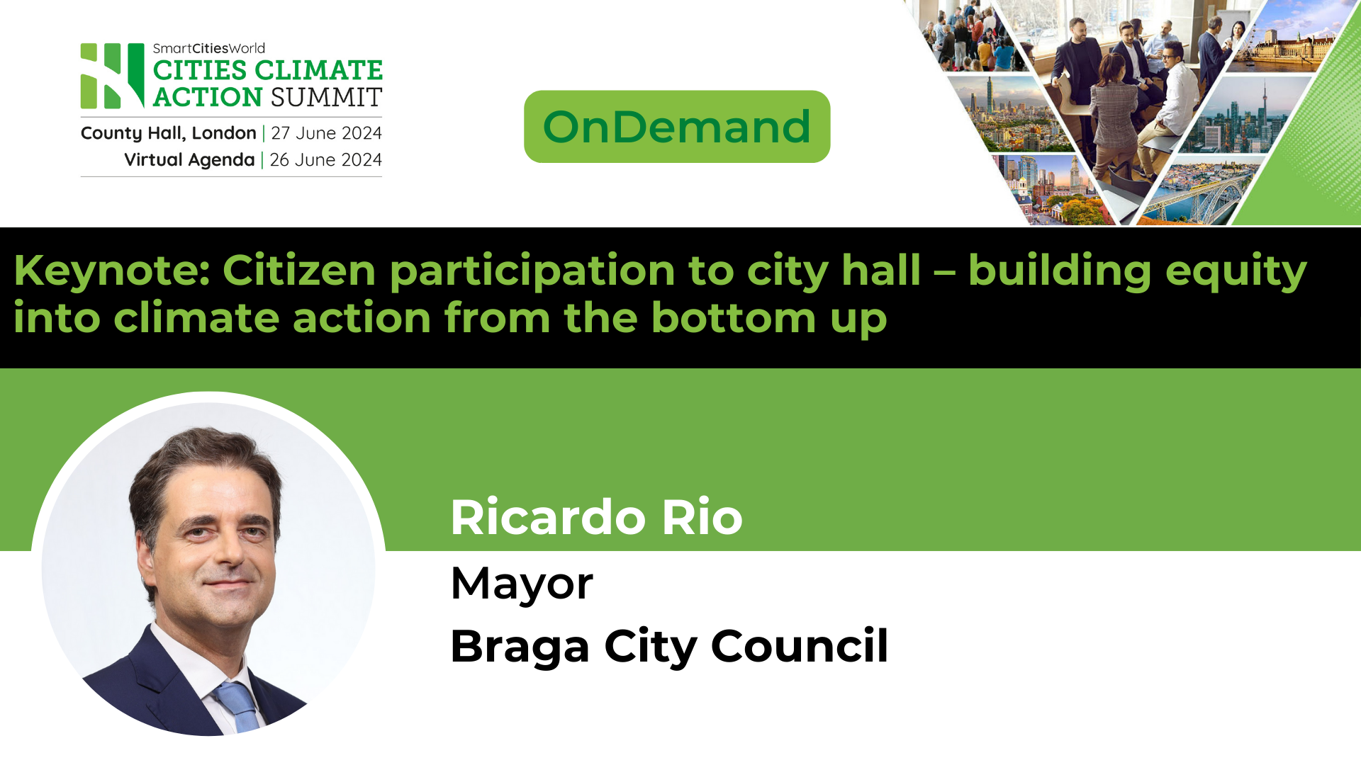 Keynote: Citizen participation to city hall – building equity into climate action from the bottom up