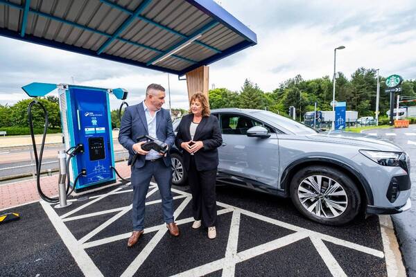 Electric vehicle charging hub goes live in Dundee