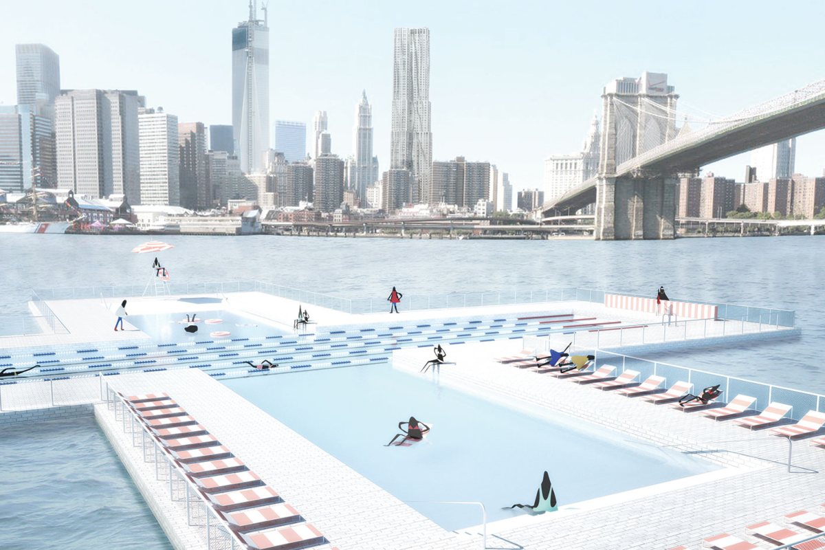 NYC floating pool to be located at Pier 35