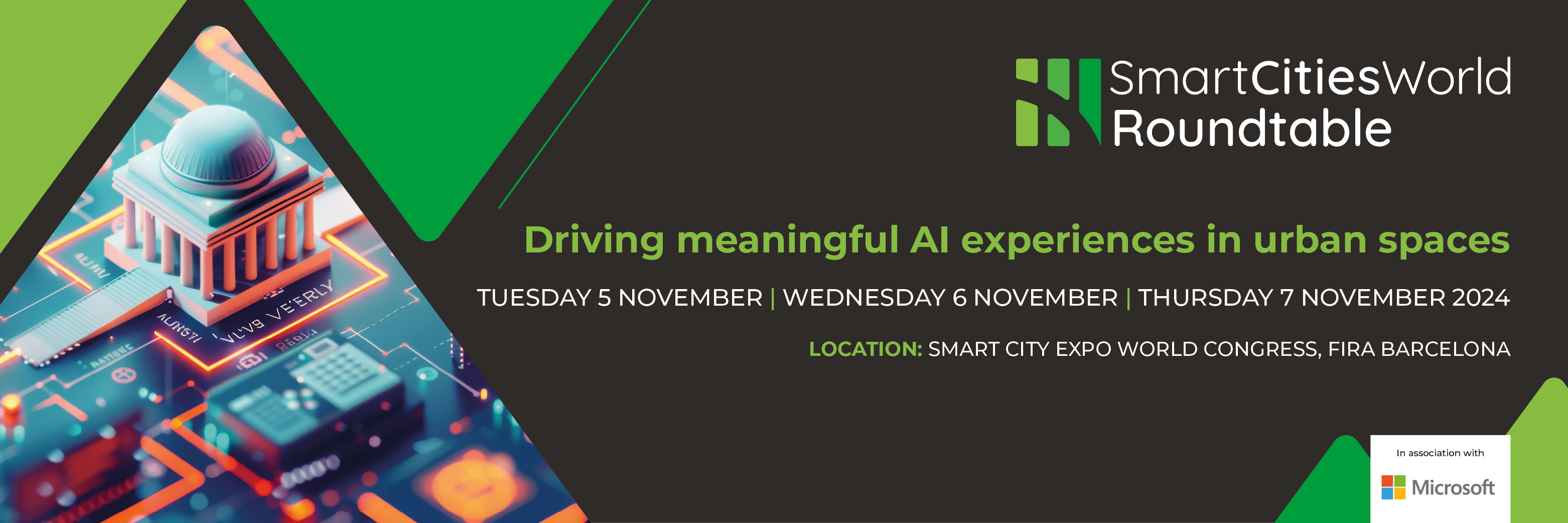 Barcelona Roundtables: Driving meaningful AI experiences in urban spaces - 5/6/7 November 2024