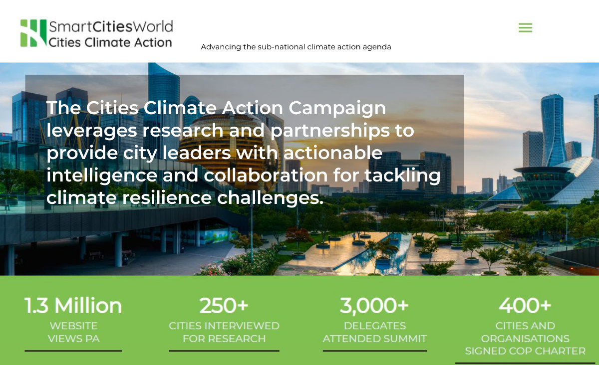 Cities Climate Action Campaign homepage