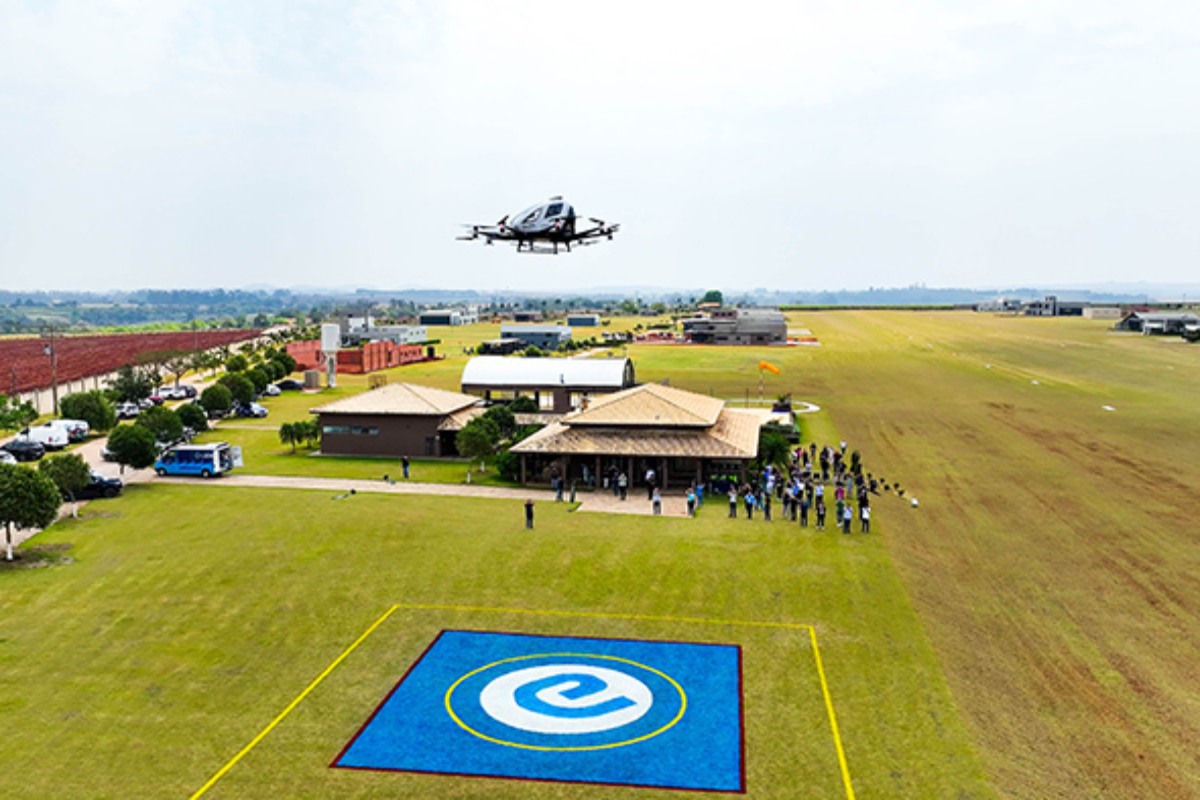 EHang completes first electric air taxi flight in Brazil