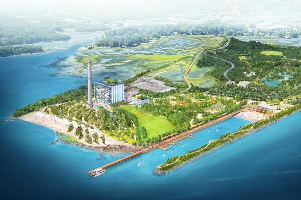 Plans unveiled to transform former Connecticut power plant