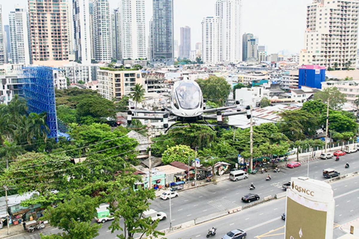 EHang completes debut passenger flight over Bangkok